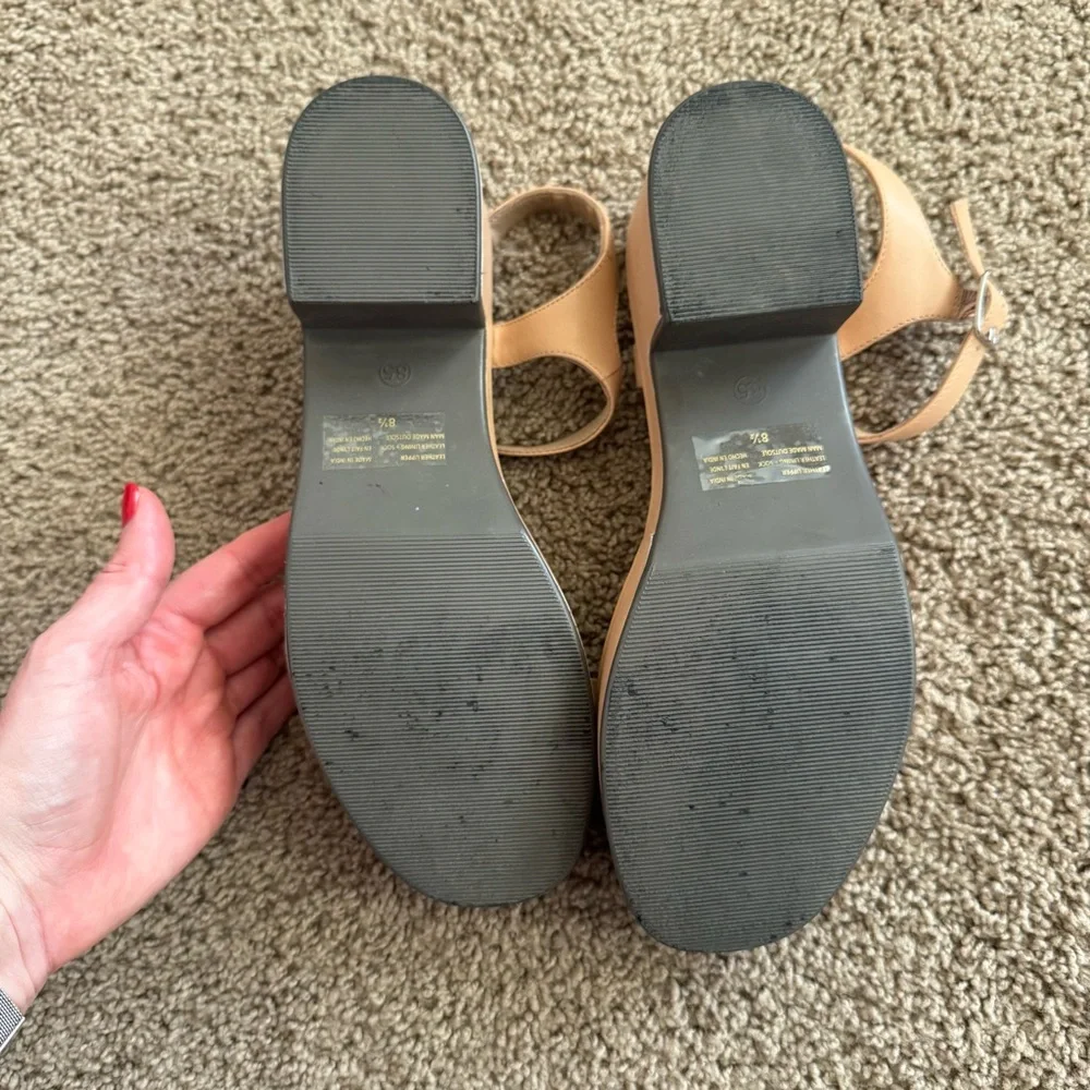 Seychelles Nude/Tan Platform Sandals